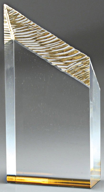 ACRYLIC CHISEL CARVED TOWERS TOWER W/GOLD MIRROR