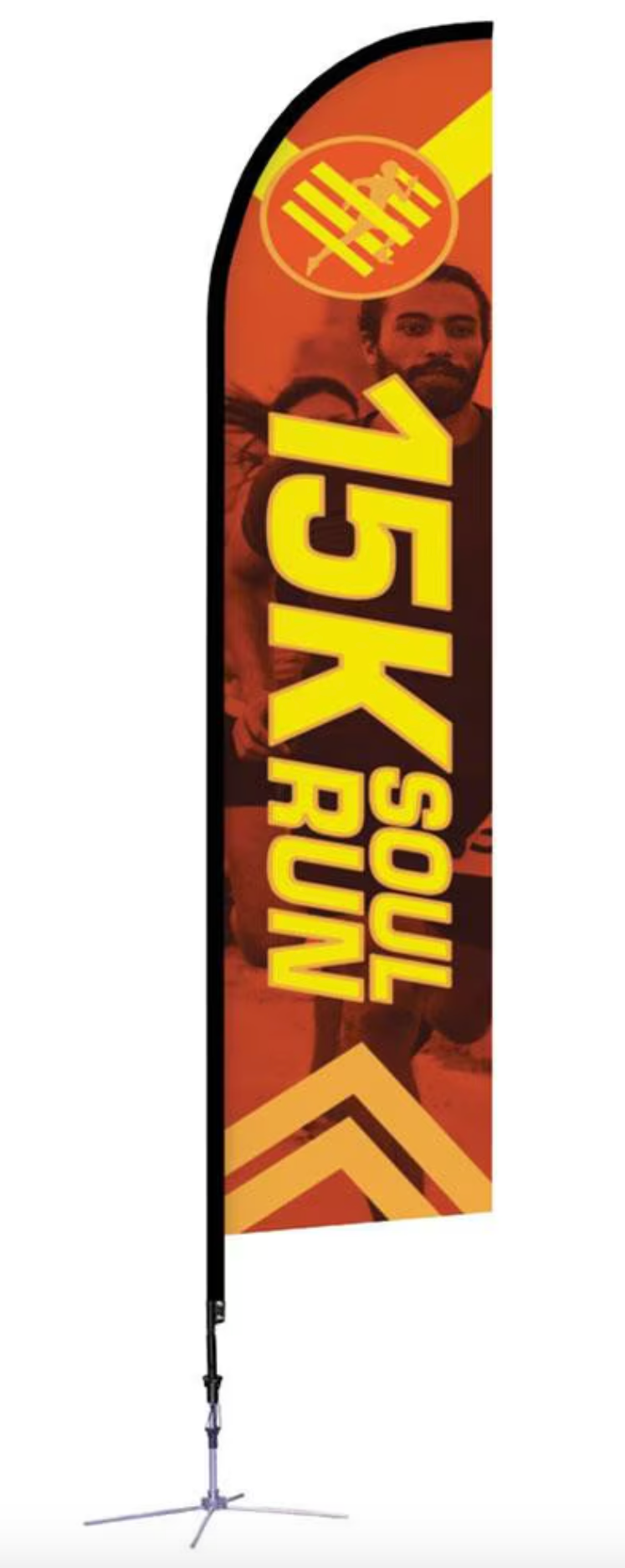 Feather Display Flag w/ spike