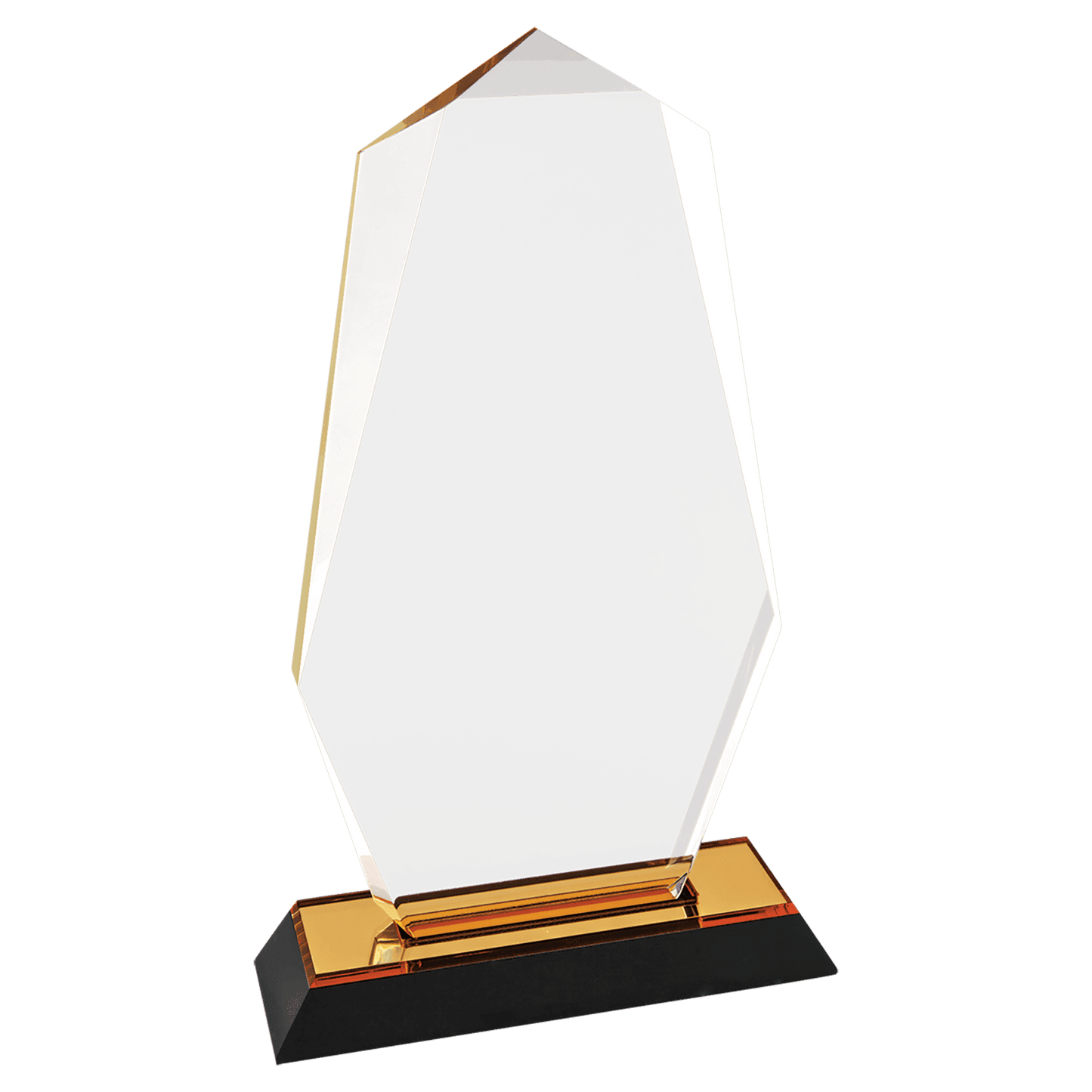 9" Gold Octagon Point Impress Acrylic