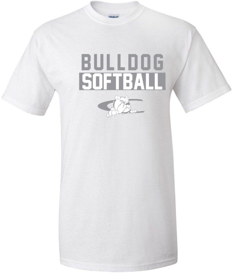 Bulldog Softball Short Sleeve Gildan