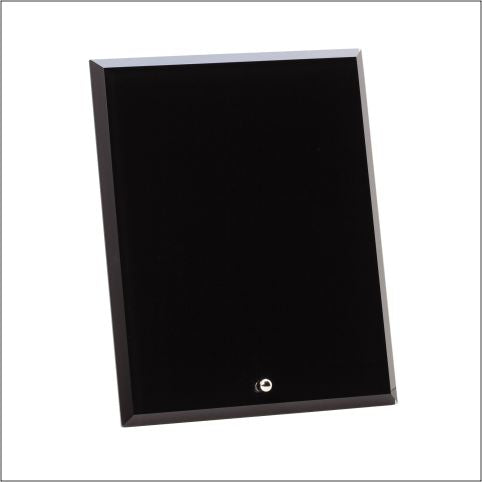 BEVELED GLASS PLAQUE 7x9