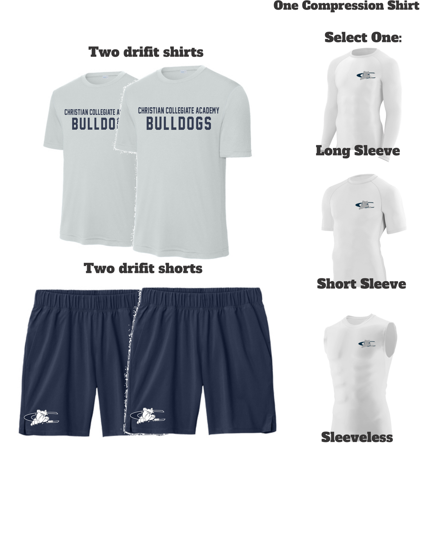 CCA Football Spirit Pack