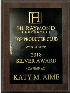 Economy Plaque 4x6 - Woodgrain