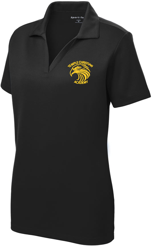 Temple Ladies Racer Mesh Drifit Polo