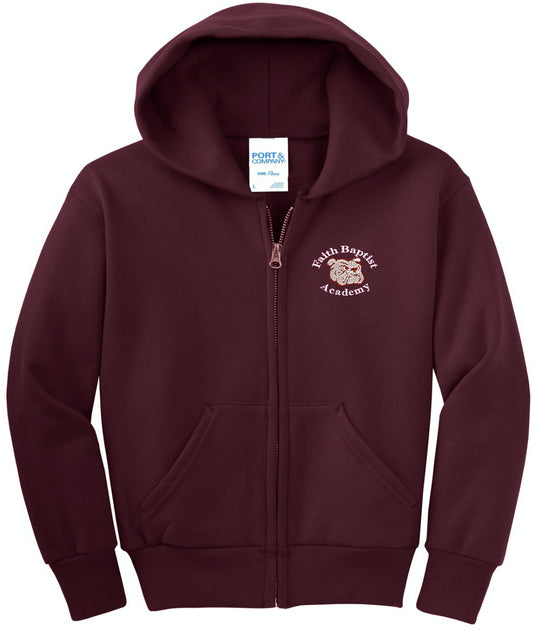 Youth Full Zip Hoodie