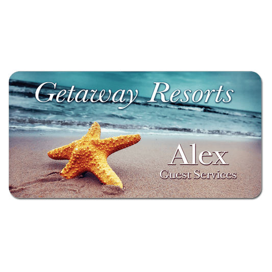 Gloss Rectangle FRP Name Badge