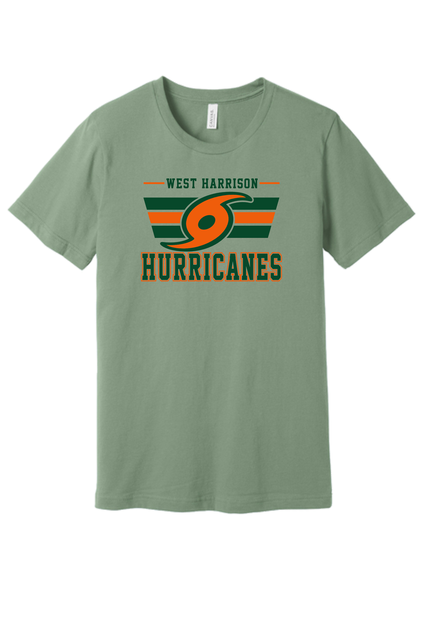 WH T-shirt Retro Stripes (Bella Canvas)