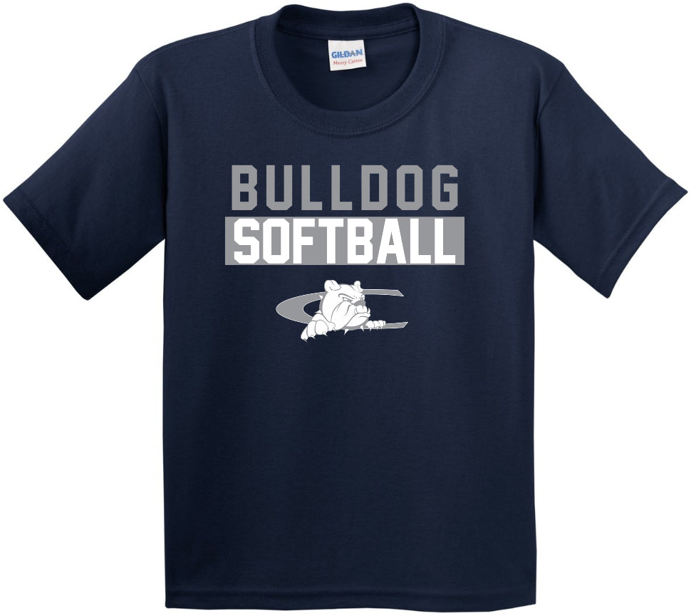 Copy of Youth Short Sleeve Bulldog Softball