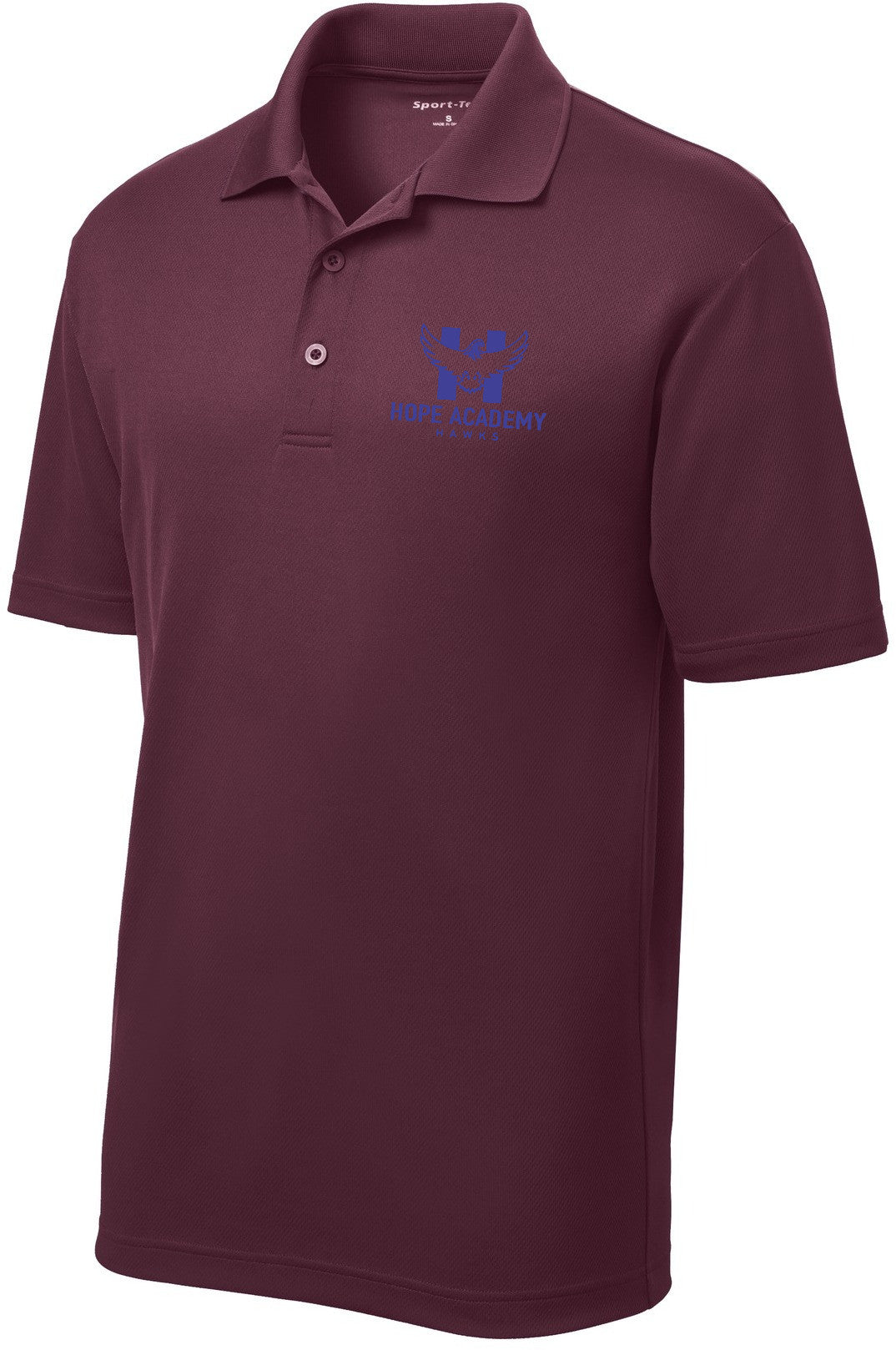 Hope Academy Youth Drifit Racer Mesh Polo