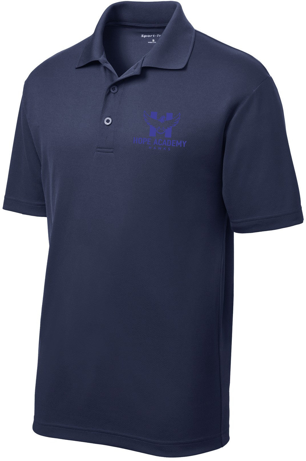Hope Academy Youth Drifit Racer Mesh Polo