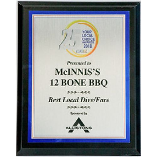 Economy Plaque 8 x 10 - Black